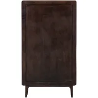 Liya 2-deurs kast mangohout donkerbuin WOOOD